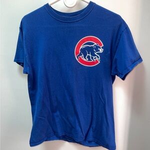 Chicago Cubs Contreras #40 Blue MLB T-Shirt Size Medium
